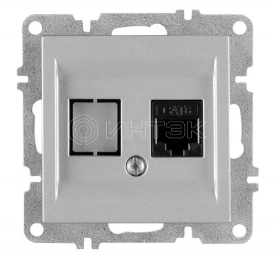 Розетка компьютерная LAVIN/KAREN RJ45 кат.6 механизм сер. ARVIA 50 03 2000 247 изображение, фото