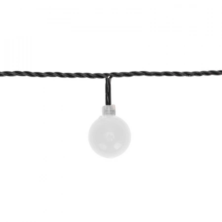 Гирлянда светодиодная "Шарики" 5м d25мм 25LED RGB ПВХ темн. зел. Neon-Night 303-550 изображение, фото