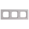 Рамка 3-м AtlasDesign Aqua IP44 алюм. Systeme Electric ATN440303 изображение, фото