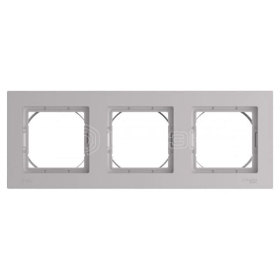 Рамка 3-м AtlasDesign Aqua IP44 алюм. Systeme Electric ATN440303 изображение, фото