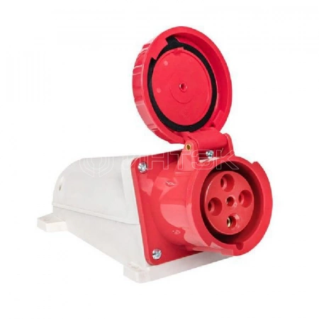 Розетка наружн. уст. 63А 380В 3P+РЕ IP67 (134) EKF ps-134-63-380 изображение, фото