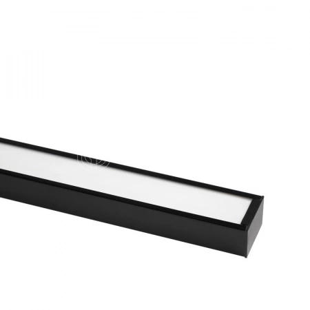 Светильник светодиодный PSO-01 24Вт 4000К IP40 1200х50мм BLACK ДПО/ДСО для реечных потолков IP40 (универсальный монтаж: накладной/подвесной) Pro JazzWay 5058712 изображение, фото
