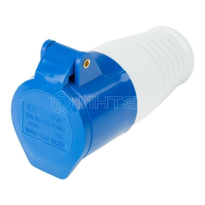 Розетка 213 переносная 2P+PE 16А 220В IP44 Rexant 11-8918 изображение, фото