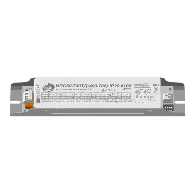 Источник питания ИПС60-700ТД(400-700I; 27-85U) IP20 0120 Аргос изображение, фото