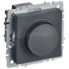 Светорегулятор СП BRITE пов-наж. 600Вт СС10-1-0-БрГ механизм графит IEK BR-D20-0600-K53 изображение, фото