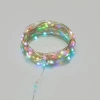 Гирлянда "Роса" 10м 100LED RGB IP44 с пультом 8 режимов элементы питания 3хAA Neon-Night 303-259 изображение, фото