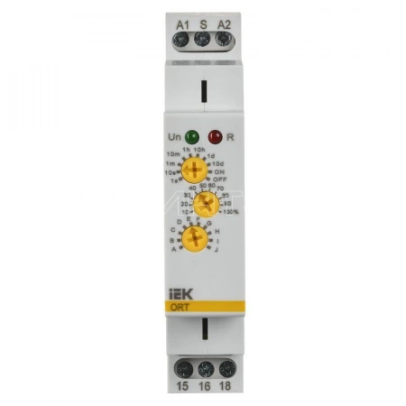 Реле времени ORT 12-240В AC/DC 1 контакт многофункц. IEK ORT-M1-ACDC12-240V изображение, фото