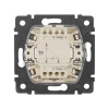 Переключатель проходной 1-кл. СП Valena 10А IP31 250В с зел. индикацией механизм сл. кость Legrand 774326 изображение, фото
