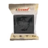 Выключатель 1-кл. ОП LETO 10А IP20 с индикацией черн. бархат LEZARD 752-4200-111 изображение, фото