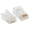 Коннектор RJ45 (8P8C) кат.5E неэкранир. 30мкд универс. (уп.50шт) TERACOM PRO EKF TRP-PLUG-5EUTP-50 изображение, фото