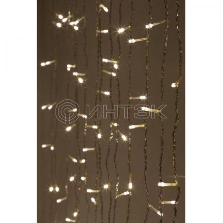 Гирлянда ENIGW - 320W дождь/занавес 3х2м 320 LED холодн. бел. 8 реж. 220В IP20 Эра Б0051874 изображение, фото