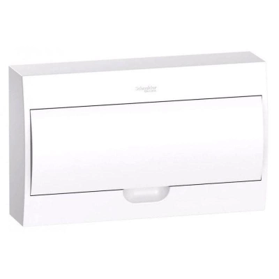 Бокс навесной ОП City9 Box 1 ряд 18мод IP40 IK07 63А 2 клеммы с бел. дверцей Systeme Electric EZ9E118P2SRU изображение, фото