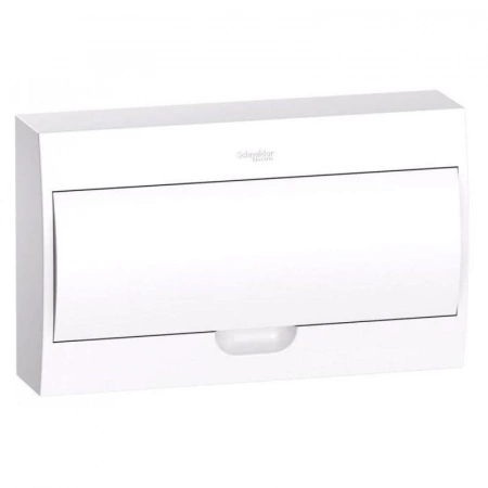 Бокс навесной ОП City9 Box 1 ряд 18мод IP40 IK07 63А 2 клеммы с бел. дверцей Systeme Electric EZ9E118P2SRU изображение, фото