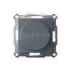 Светорегулятор поворотно-нажимной AtlasDesign 400Вт механизм грифель Systeme Electric ATN000723 изображение, фото
