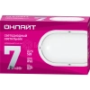 Светильник светодиодный 71 687 OBL-O1-7-4K-WH-IP65-LED 7Вт 4000К IP65 520лм ЖКХ овал бел. (аналог НПП) ОНЛАЙТ 71687 изображение, фото