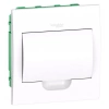 Бокс встраиваемый СП City9 Box 1 ряд 8мод IP40 IK07 63А 2 клеммы с бел. дверцей Systeme Electric EZ9E108P2FRU изображение, фото