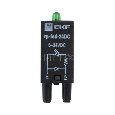 Модуль светодиодный 24 VDC для промежуточных реле RP AVERES EKF rp-led-24DC изображение, фото