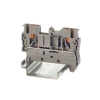 Клемма проходная зажим push-in 2 точки подключения 2.5кв.мм сер. DKC VPR-2.5-GY изображение, фото